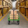 VEVOR Steel Garden Cart, 544 Kg Heavy Duty Pullable Garden Wagon Yard Cart
