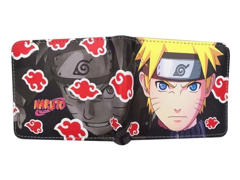 Naruto Anime Foldable Coin Purse Men Children Bank ID Card Holder Card Clip Bag Cartoons Cosplay Clutch Wallets Birthday Gifts