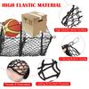 SJL4  For Dodge Ram 1500 2500 3500 4500 5500 Pickup Van 3/4 Pocket Cargo Net Trunk Luggage Storage Organiser Mesh Car Accessories