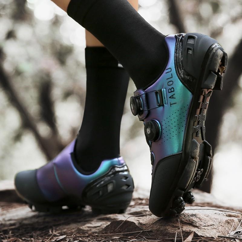 Unisex Cycling Shoes Mountain Bike Road Riding Breathable Clipless Flat Pedal Compatible