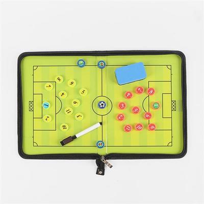 Zippered Soccer Tactical Board/magnetic Marker Eraser Tactical Board