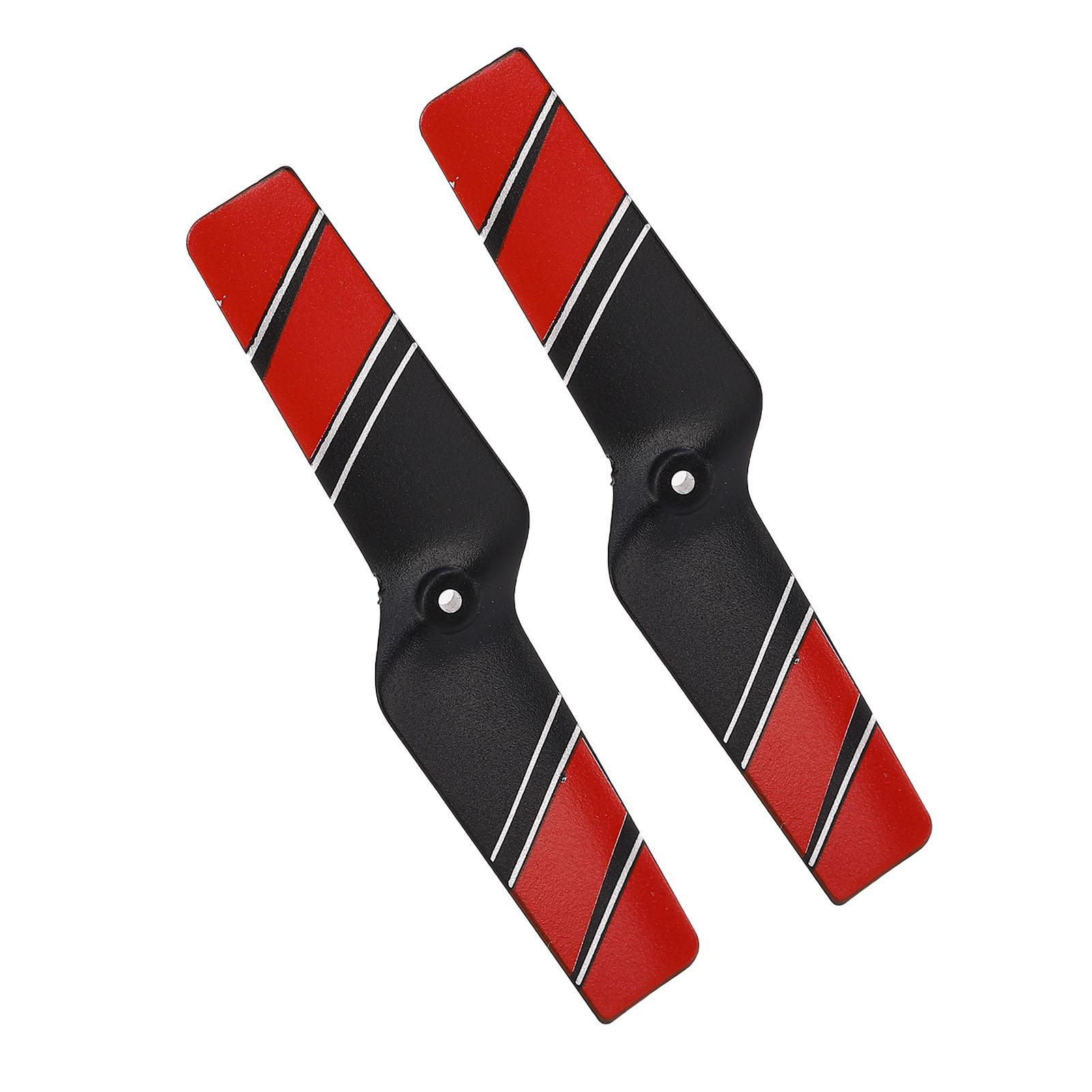 

2PCS Tail Propeller Blade for K200 Plastic RC Plane Tail Propeller Spare Parts for RC Helicopter Modification Black