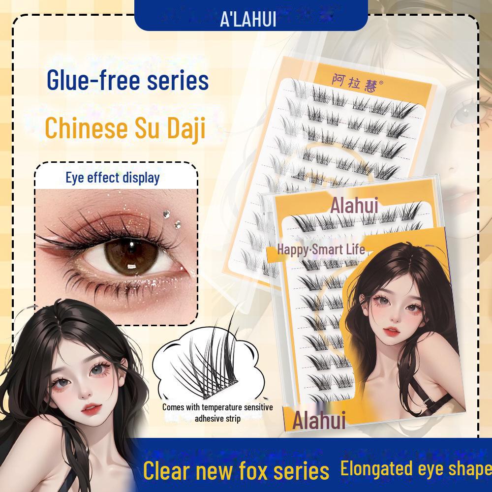 

Накладные ресницы Fox с наклонной головкой без клея - Su Daji Glue-Needed Su Daji