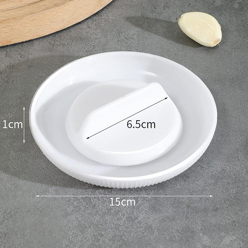 

Миниатюрная ручная терка-измельчитель для чеснока и лука, простая в использовании, овощерезка, толкушка, кухонный аксессуар для кемпинга белый