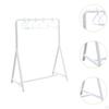 1/12 Dollhouse Garment Rack with Hangers Doll Accessories Decoration Handmade Mini Model for