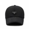 Winter Hat Men'S Embroidered Rhombus Baseball Cap Fleece Thickened Cap Cold Protection Ear Protection Cotton Hat Middle-Aged And Elderly