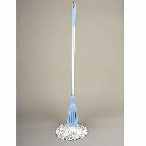 Azuma TK Toilet Mop, Aluminum Mop Handle with PP Wrapping, 100cm Long, Cleans All the Way To the Back of the Toilet Bowl