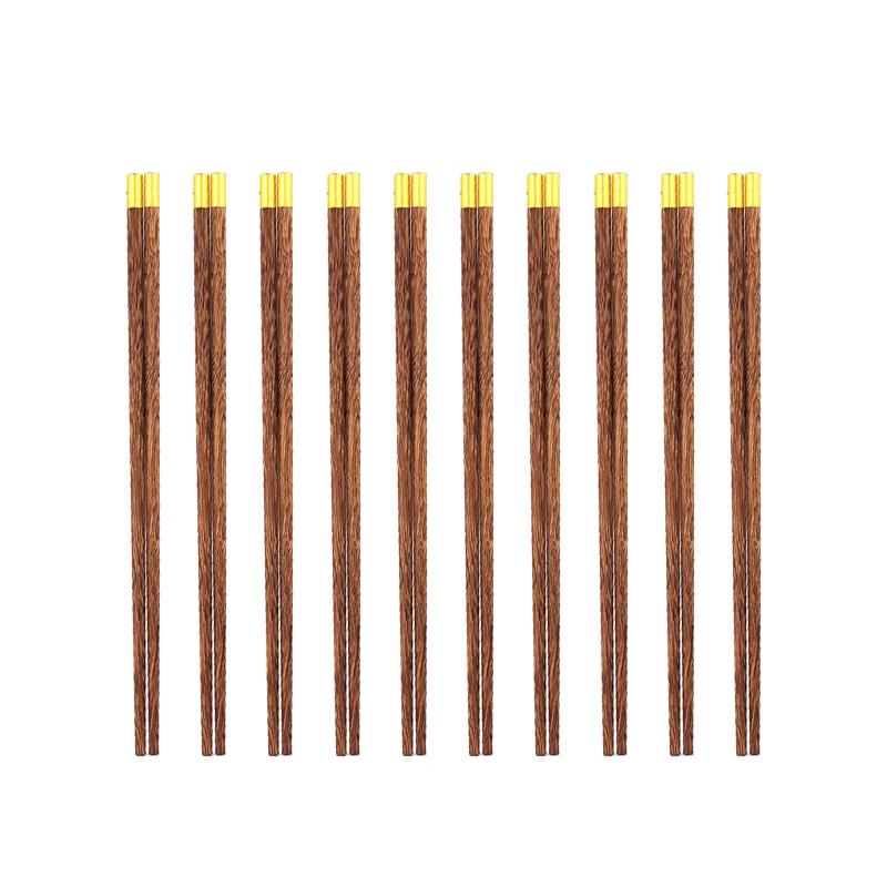 Shangheng Chinese Wenge Wood & Metal Chopsticks