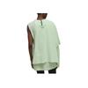 Y-3 Ss22 Solid Color Asymmetrical One Shoulder Layered Knit Long Sleeve T-Shirt Women Tops Green HG8551