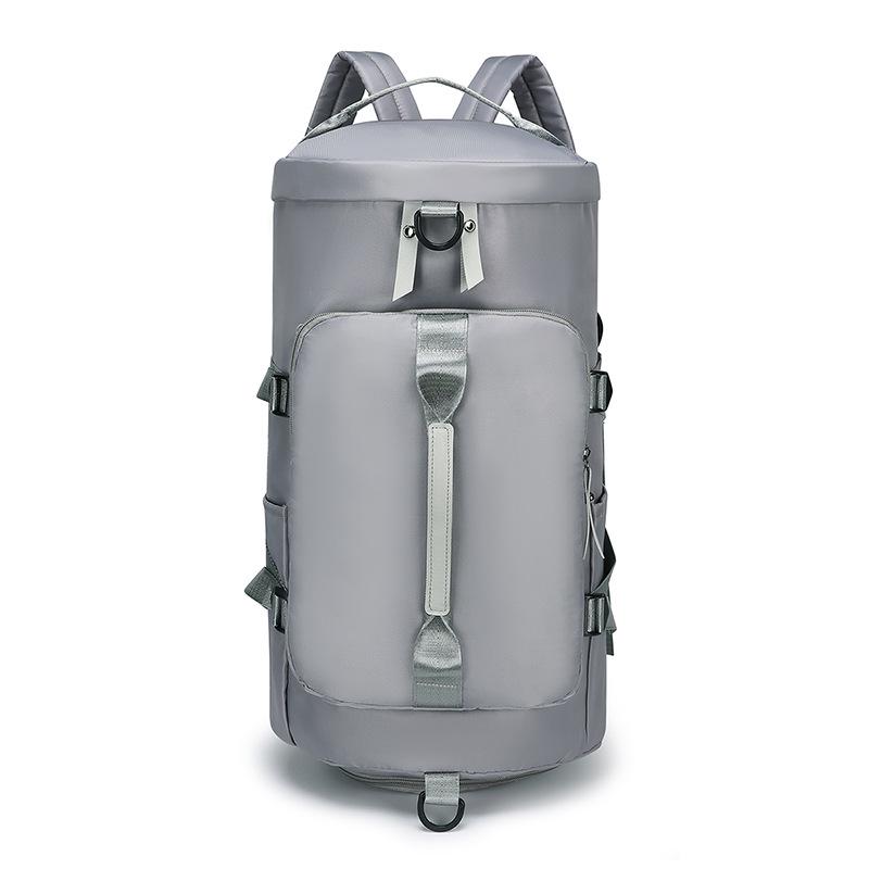 Duża pojemność, wodoodporna torba do jogi z tkaniny Oxford z logo, pasek na ramię lub podwójny, niezależna przegroda na buty, torba sportowa