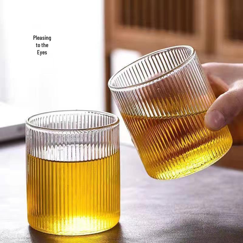 Amber High-Capacity Glass Pitcher Set for Cold Beverages