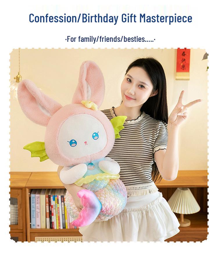 Mermaid Princess Plush Doll: Cute Girl's Toy & Birthday Gift