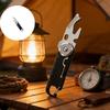 Compacts Multifunctional Outdoor Tool Card With Foldable Aluminum Handle Utility Card for Camping Hiking and Daily Use