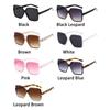 Oversized Square Sunglasses for Women UV Protection Eyeglasses Retro Big Frame Sun Glasses Fashion Shades