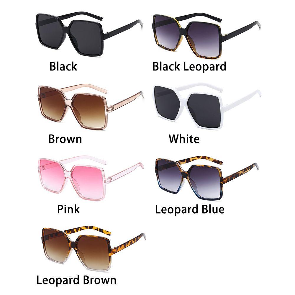 Oversized Square Sunglasses for Women UV Protection Eyeglasses Retro Big Frame Sun Glasses Fashion Shades