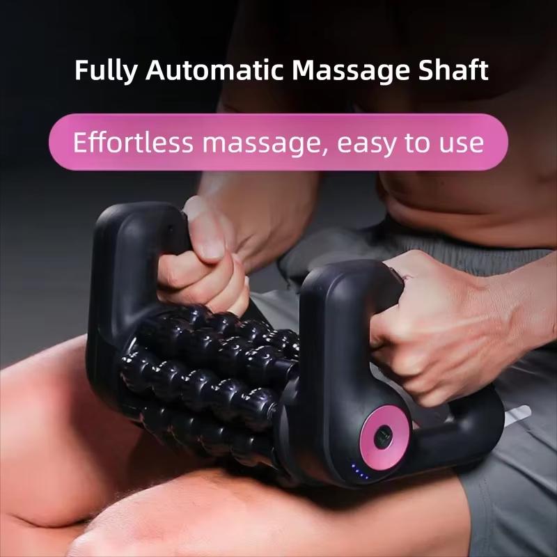 Multifunctional Electric Rolling Massager Shaft Whole Body Muscle Relaxation Automatic Yoga Column Roller for Deep Tissue Relief