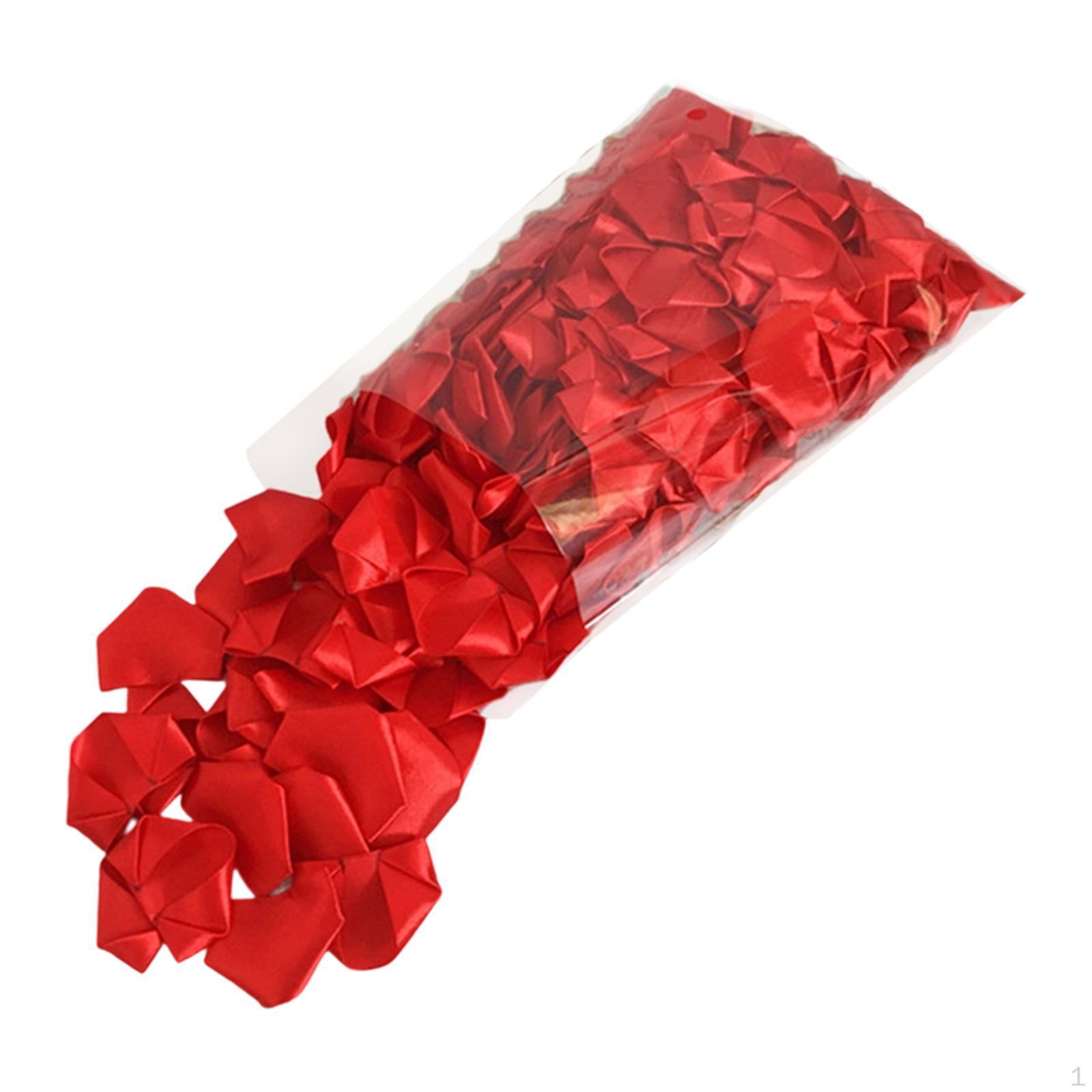 

234 шт. готовых лепестков роз из атласной ленты, вечные цветочные букеты, креативный декор ручной работы своими руками красный