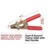 Earth Cable Clamp 300A Conductive Current Rating Brass Body for Shipyard Steel Fabrication and Oil Platform Use