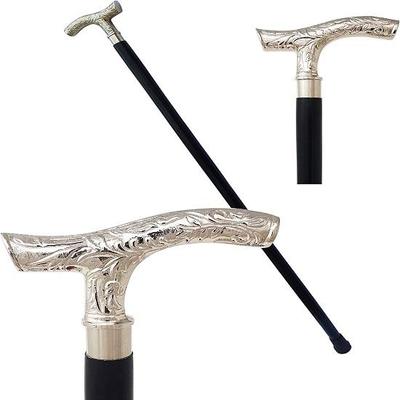 Brass Derby Handle Walking Cane Wooden Cane Stick - Made of Rosewood  Brass