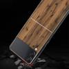 Fold Case for Samsung Z Flip 3 Shell for Galaxy Z Flip3  Hard Capa For ZFlip 3 Silicone Phone Cover Wood