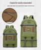Extra Large Thick Canvas Backpack - Unisex Outdoor Hiking & Travel Bag
