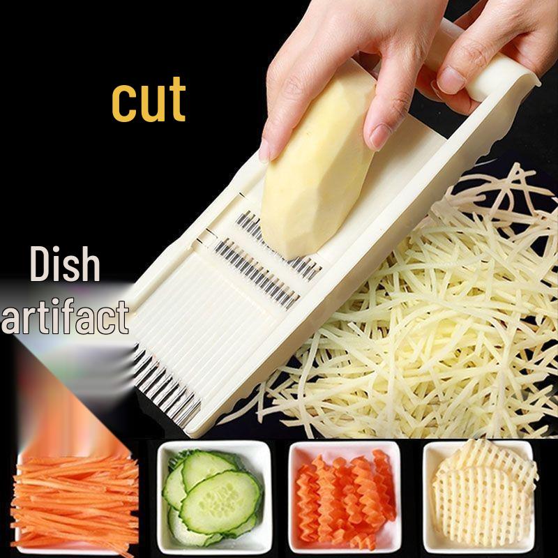 Кухонный резак для нарезки жульеном и ломтиками для картофеля, огурцов и редиса