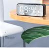 High Quality Office & Household Wireless Bluetooth Speaker with Mini Card Mirror Alarm Clock Audio Stall Receiving Voice Prompt