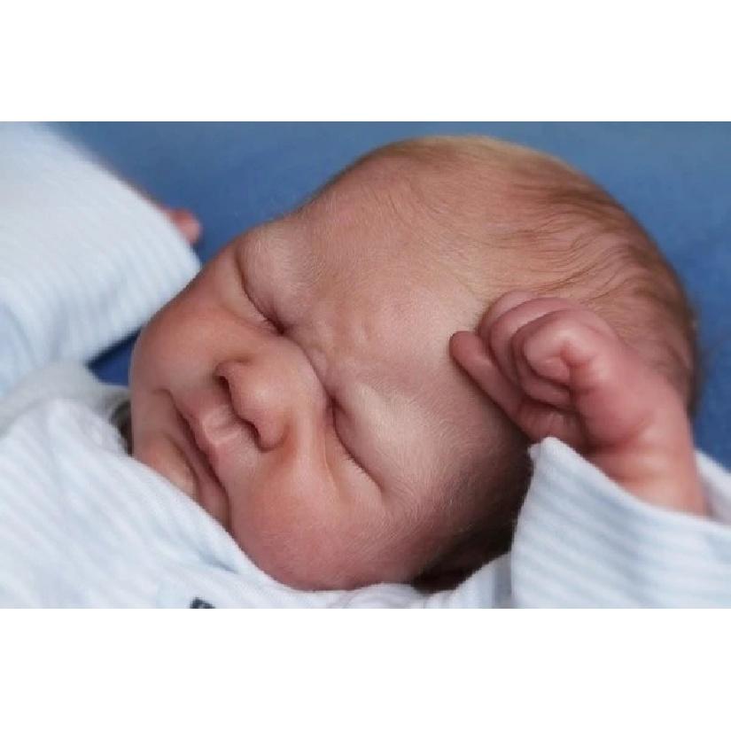 NPK 17‘’ Unifinished Unpainted Doll Parts DIY Blank Kit Reborn Kovu Premie Sleeping Bebe Reborn doll kit with body