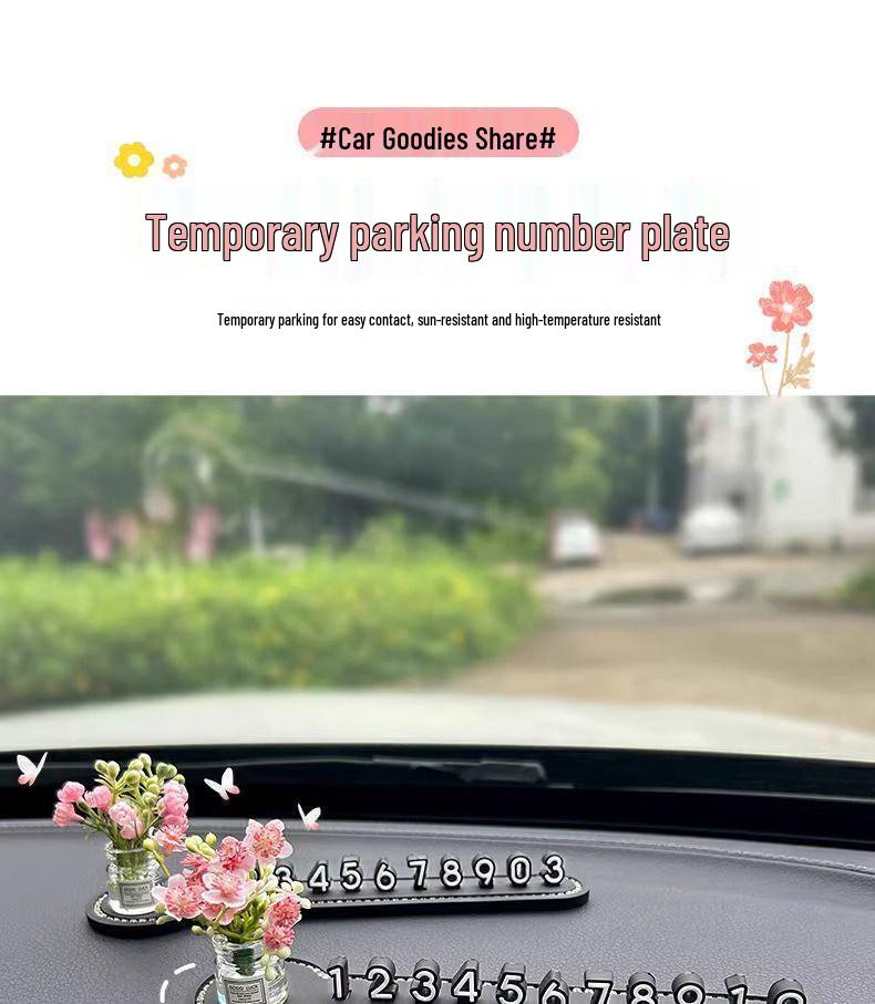 2025 Araç Telefon Numarası Plakası: Geçici Park Levhası & Yaratıcı İç Mekan Süsü