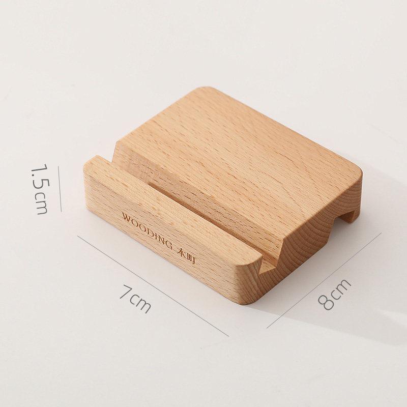 Universal Wooden Phone & Tablet Stand - Black Walnut & Beech Wood