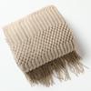 Sofa throw blanket, hotel air conditioning blanket, solid color knitted blanket, homestay bed end decorative blanket, versatile bed cover with
