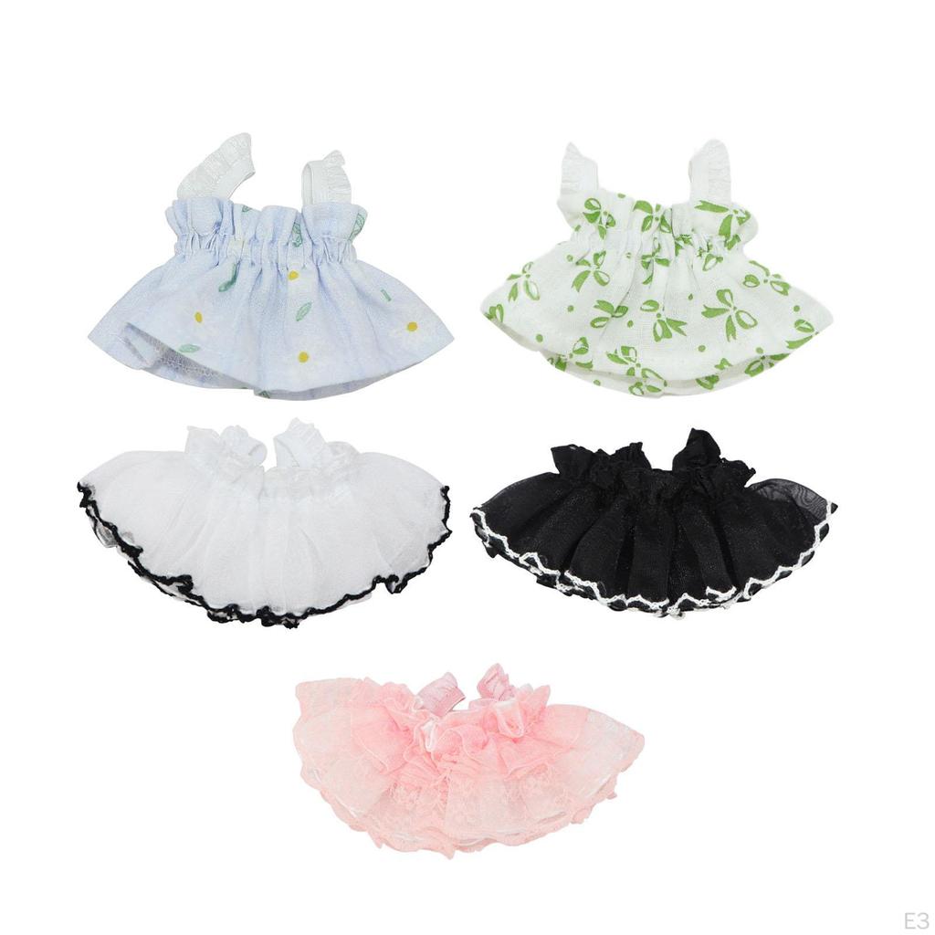 17cm Doll Dress Clothes Photo Props Fashion Imagination Model Accessories Flexibility