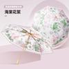 New popular two-color double-sided vinyl color umbrella three-fold sunscreen umbrella weather and rain parasol