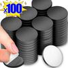 50-100 Stück Magnetische Runde Selbstklebende Scheibenmagnete Runde Gummi-Weichmagnetfolie 20x2mm für Kühlschrank Büro DIY-Projekte