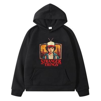 Stranger Things Kawaii Print Hoodies Fleece Sweatshirt Y2k Sudadera Jacket Autumn Anime Hoodie Boys Pullover Kids Clothes Girls