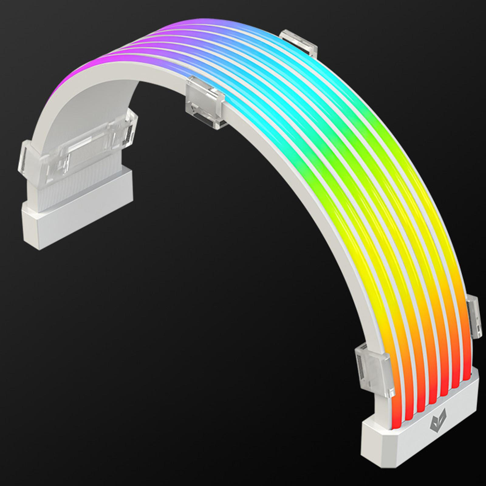 

Удлинительный кабель питания RGB для ПК, гибкий, рассеянный 8P Dual 8P