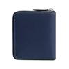 Coach 11 Brand Letter Logo Zipper Closure Leather Coin Purse Mini Men's Dark Blue Dark Blue