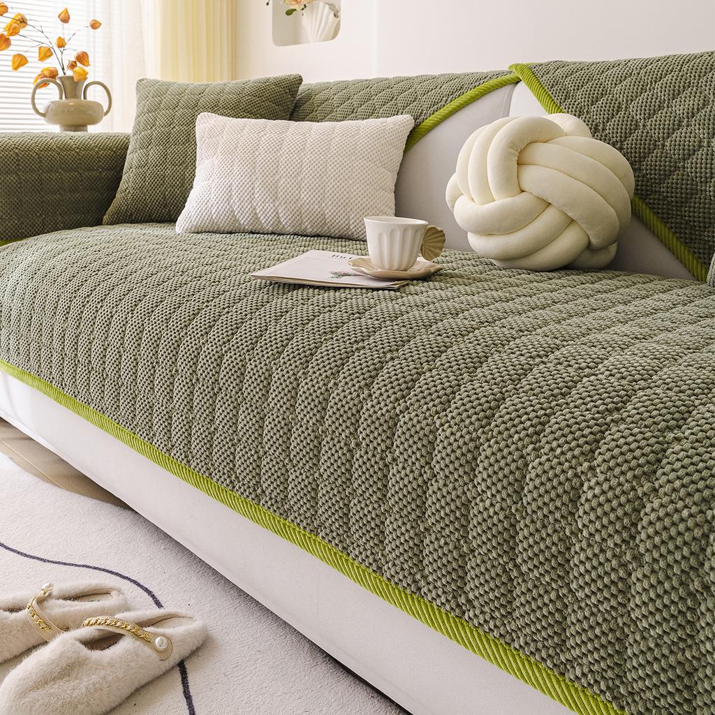 Cordsofa-Kissen Ganzjahres-Universalkissen Neues Einfaches Rutschfestes Herbst- und Winter-Sofabezug Bezugsstoff Handtuch