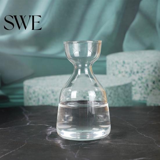 Hydroponik Pflanzenvermehrungsglas Glasvase, Klarer Künstlerischer Behälter, Avocado Zeitgenössischer Halter Vase Schreibtischdekoration Ideales Geschenk für Gärtner