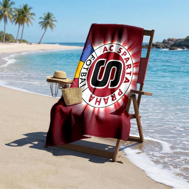 Ac Sparta Praha Fashion Beach Towel: Ideal for Summer Adventures Soft, absorbent and quick drying suitable for swimming and bathing