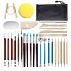 Ensemble d'outils de modelage en argile de poterie en cinq pièces pour sculpture DIY