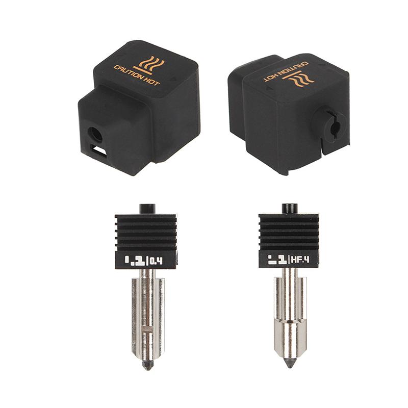 

3 шт. Силиконовые носки для корпуса Bambu Lab A1 Mini, 3D-принтер, нагревательный блок, силиконовый чехол, A1, чехол с теплоизоляцией для горячего конца 3pcs