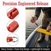 7PCS Lighteright Snap Release Clip ABS Line Clip Snap Portable Heavy Tension Snap  Trolling Fishing