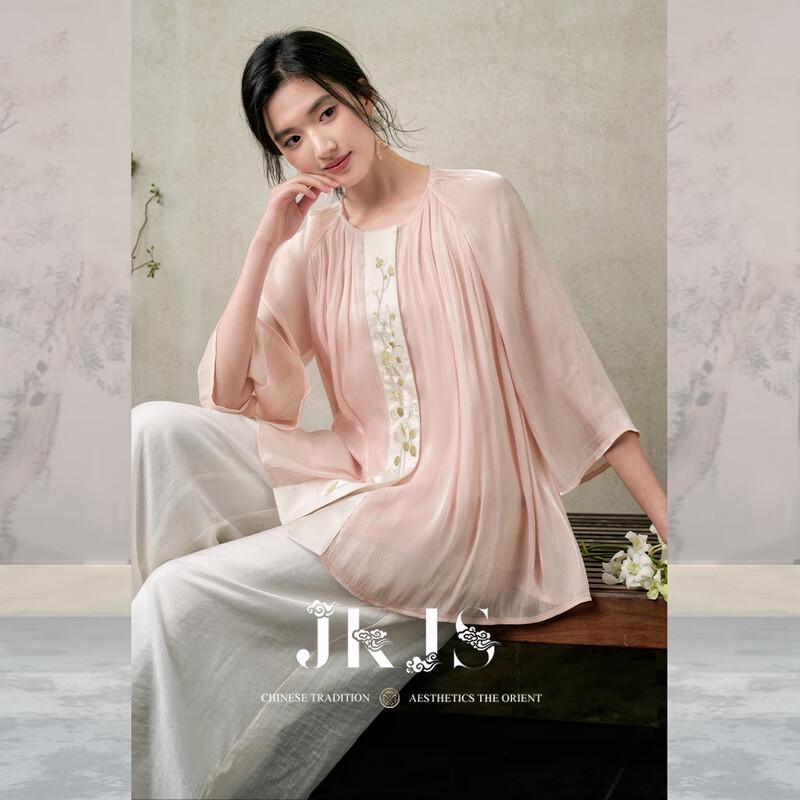 Вышитый шифоновый топ JK&JS Taofei L