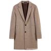 Herren Wintermantel Herren Mittellang und Lang Koreanische Version Figurbetont Wollmantel Verdickter Trenchcoat