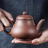 Große Kapazität Teekanne Yixing-Lila Ton Teekanne Einzelkrug mit eingebautem Edelstahlfilter Haushalts Kung Fu Teegeschirr