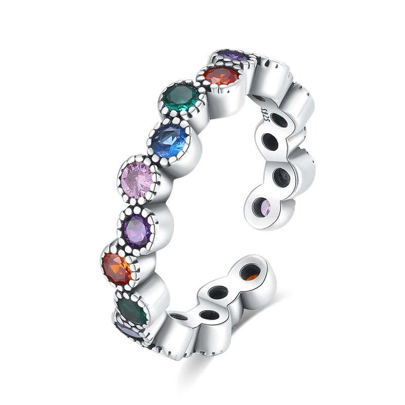 New Disney Fashion Sun Sapphire Couple Fit Pandora Birthday Gift Valentine's Day Limited Edition Ring