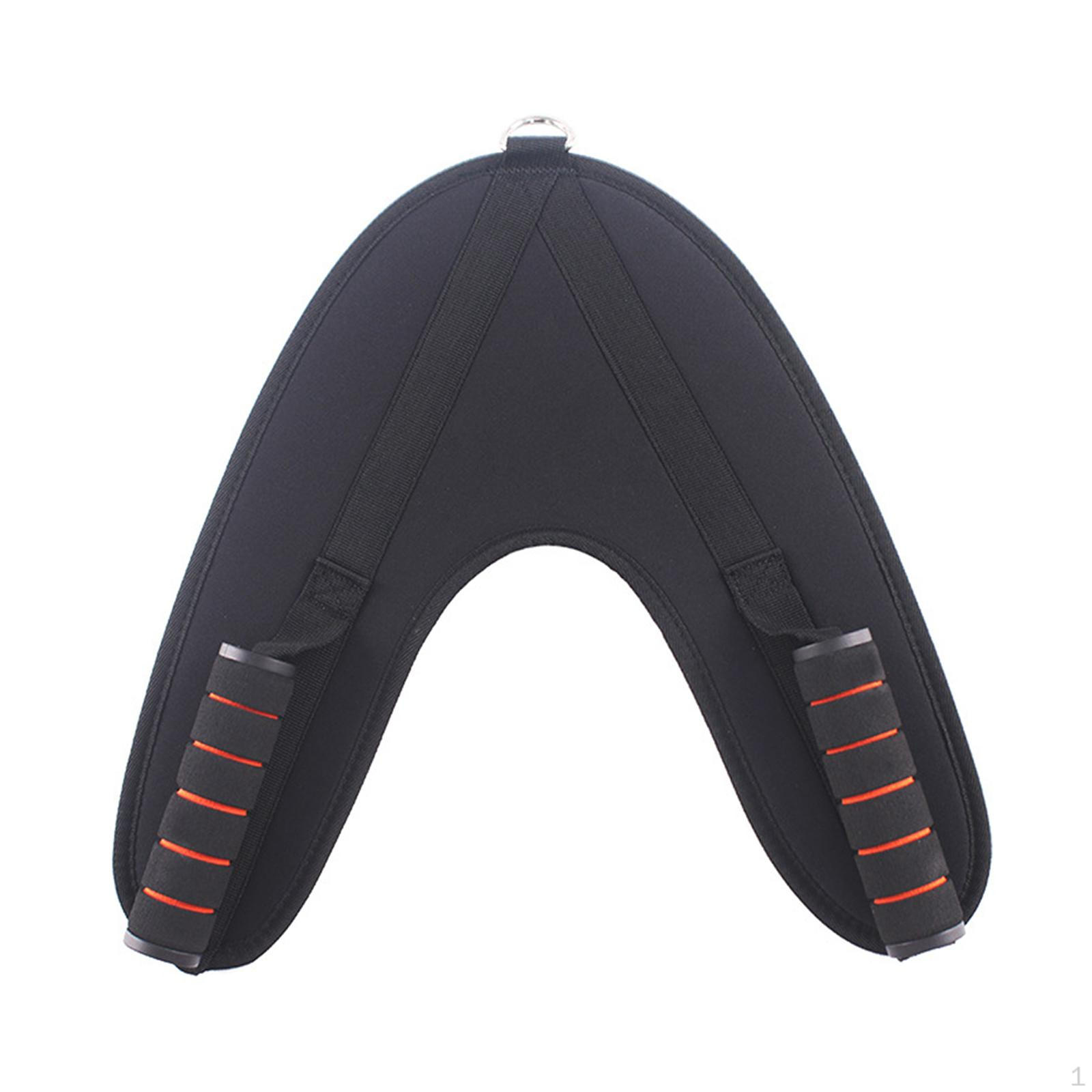 

Ремень для пресса и спины, аксессуары для спортзала, удобное оборудование для тренировок для взрослых мужчин и женщин Black Orange Handle