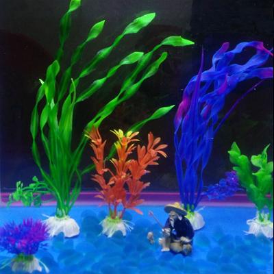 30cm Home Decoration Aquatic Artificial  Plants Water Grass Fish Tank Plastic