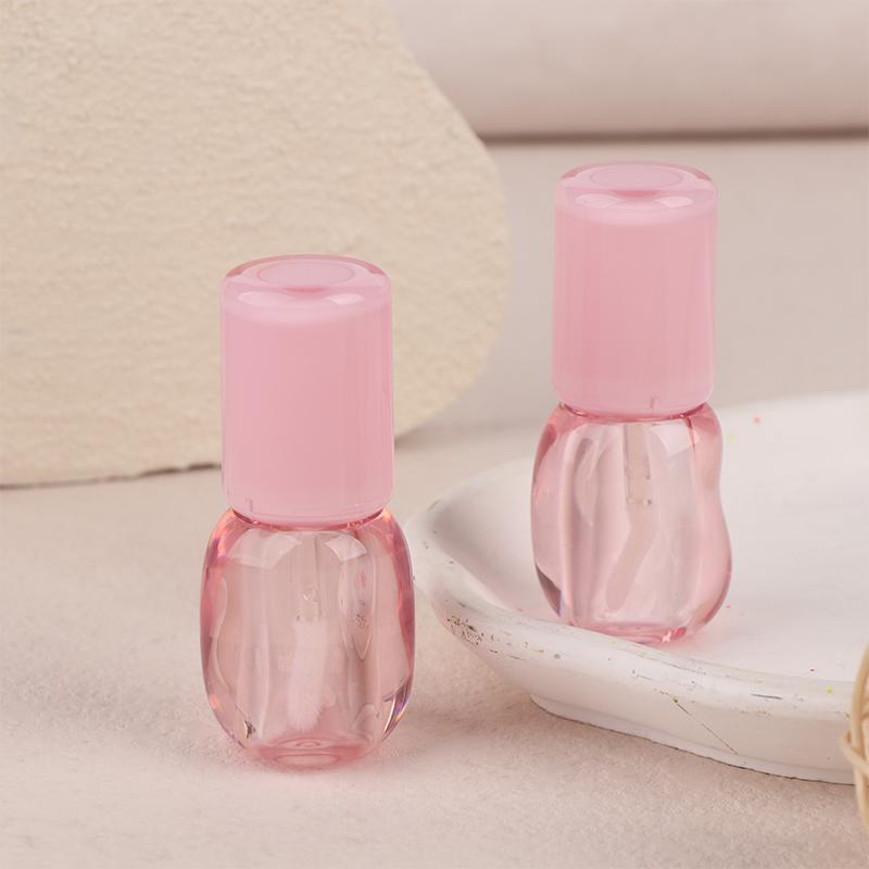 5.1Ml Empty Lip Glaze Tubes Irregular Shape Liquid Lipstick Container Coarse Brush Rod Refillable Lip Balm Travel Sample Bottle